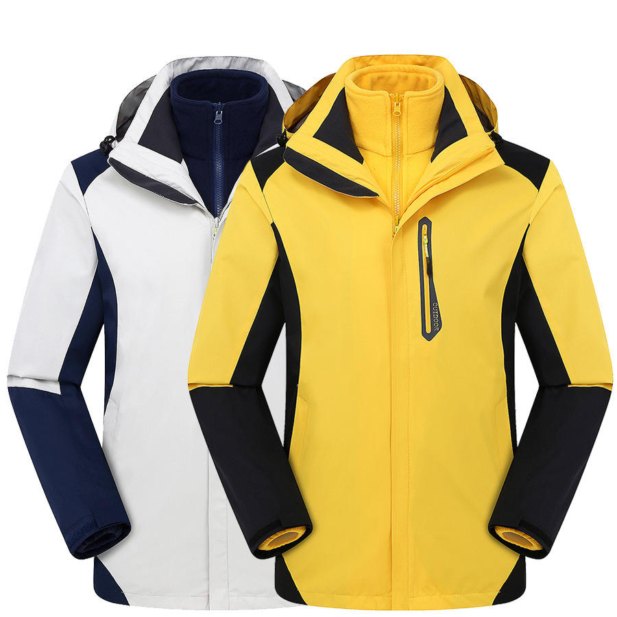 Unisex Athletic 3-in-1 Waterproof Winter Jacket
