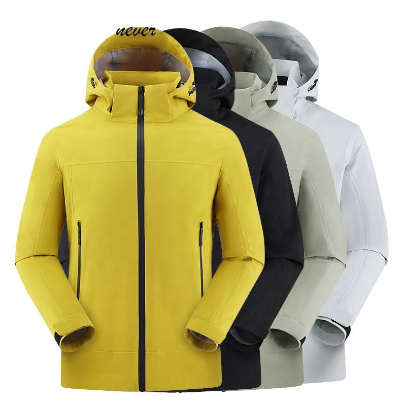 Unisex Three Layer Waterproof Hardshell Jacket