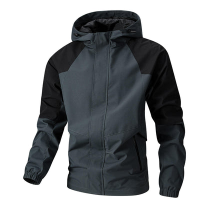 European American Hooded Windproof Water-Repellent Outdoor Jacket