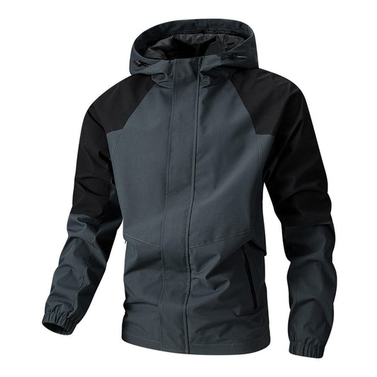 European American Hooded Windproof Water-Repellent Outdoor Jacket