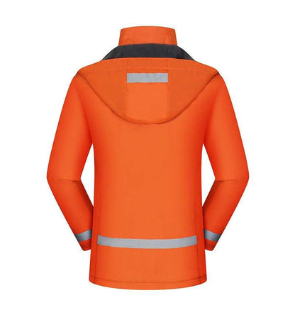 Detachable Hooded Fleece Winter Work Jacket