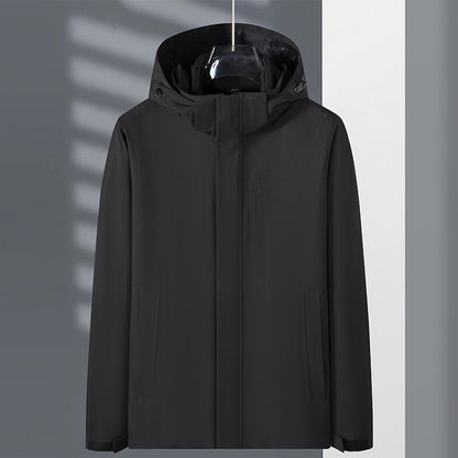 Black jacket on a gray background