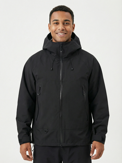 Man wearing a black jacket 